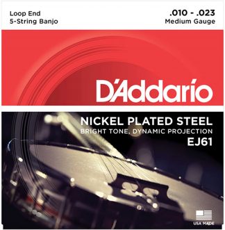 D'Addario J62 8-kileisen banjon kielet