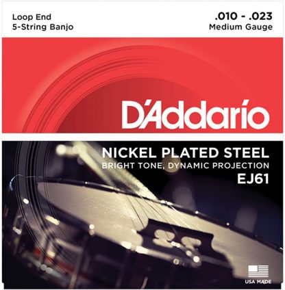 D'Addario J62 8-kileisen banjon kielet