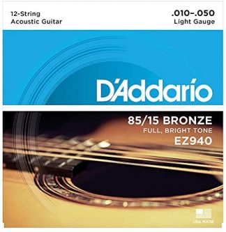 D'Addario EZ940 Bronze 12-kielisen akustisen kielet