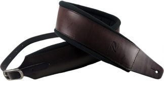 Profile PB05 Pro Italian Leather Dark Brown kitarahihna
