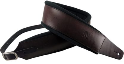Profile PB05 Pro Italian Leather Dark Brown kitarahihna