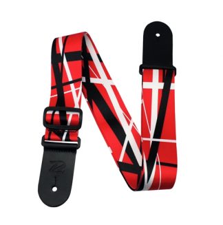 Profile SH194 Poly Strap Stripes Red kitarahihna