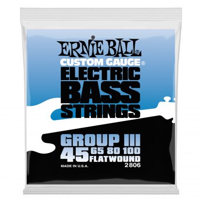 Ernie Ball EB2806 Flatwound Semi-flex  45-100
