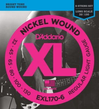 D'Addario EXL170-6 6-kielisen basson kielet 32-130