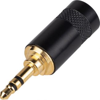 Rean NYS231BG 3.5mm TRS stereoplugi, musta