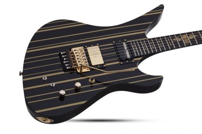 Schecter Synyster Gates Custom S BLK/GOLD - Image 4