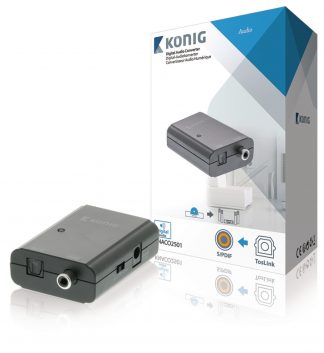 König Digital Audio Converter Toslink to S/PDIF