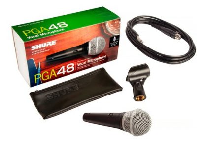 Shure PGA48-QTR-E dynaaminen mikrofoni xlr-6,3mm kaapelilla - Image 2