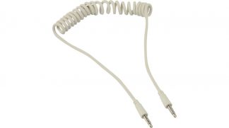 Nedis 3.5mm TRS / 3.5mm TRS kierrejohto valkoinen 1m