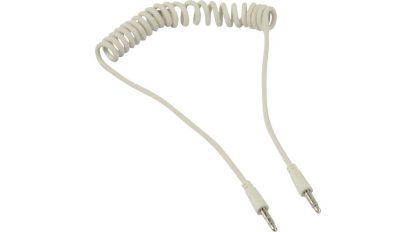 Nedis 3.5mm TRS / 3.5mm TRS kierrejohto valkoinen 1m