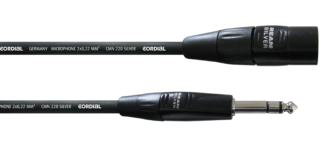 Cordial ESSENTIALS XLR-uros / ¼'' stereoplugi 1,5m