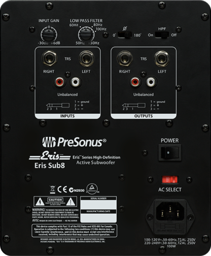 Presonus Eris-Sub 8 subwoofer - Image 2