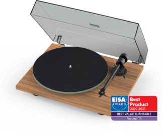 Pro-Ject T1 levysoitin pähkinä