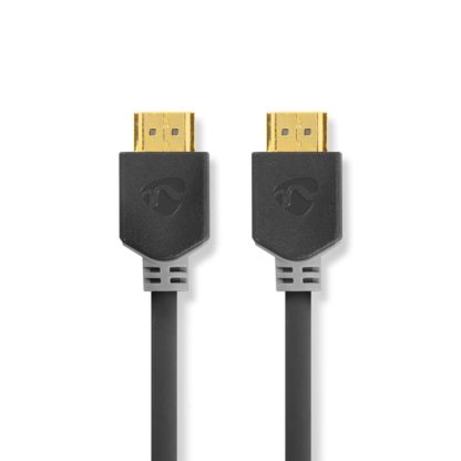Nedis High Speed ​​HDMI ™ Kaapeli Ethernet HDMI™ liitin | HDMI™ liitin | 4K@60Hz | 18 Gbps | 10.0 m | Pyöreä | PVC | Antrasiitti