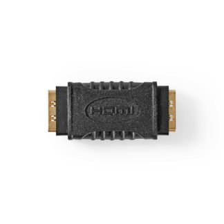 Nedis HDMI™ -sovitin HDMI naaras | HDMI naaras | Kullattu | Suora | ABS-Muovi | Musta