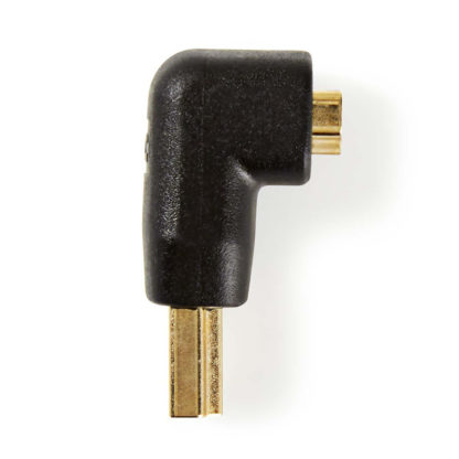 Nedis HDMI™ liitin | HDMI naaras | Kullattu | Kulma, 90 ° | ABS-Muovi | Musta - Image 3