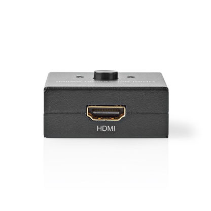 Nedis HDMI ™ Kytkin 3-Porttinen | 1x HDMI™ tulo / 2x HDMI™ tuloliitäntä | 1x HDMI™ lähtö / 2x HDMI™ lähtö | 4K@60Hz | 6 Gbps | Metalli | Antrasiitti - Image 3