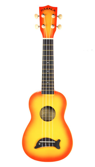 Kala Dolphin Orange Burst sopraanoukulele