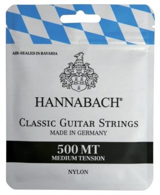 Hannabach 500MT medium tenson klassisen kitaran kielet
