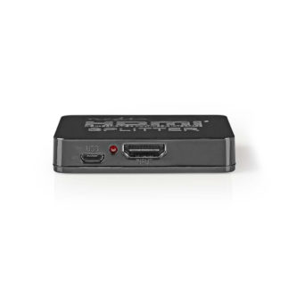 Nedis HDMI ™ Jakaja 2-Porttinen | HDMI™ tulo | 2x HDMI™ lähtö | 4K@30Hz | 2.25 Gbps | ABS-Muovi / PVC | Musta
