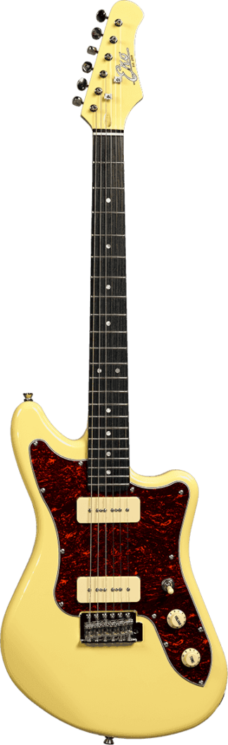 Eko Camaro Vintage Reissue 2-P90 Cream sähkökitara