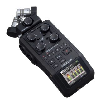 Zoom H6 Black kannettava tallennin, musta