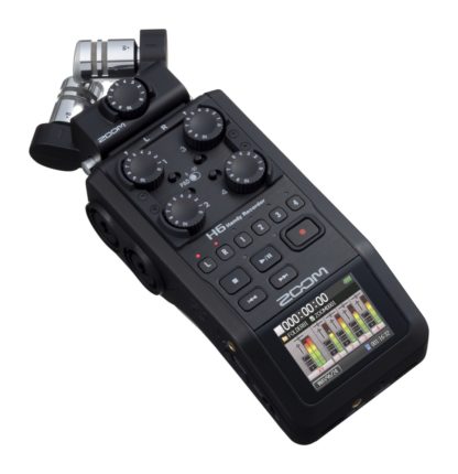 Zoom H6 Black kannettava tallennin, musta