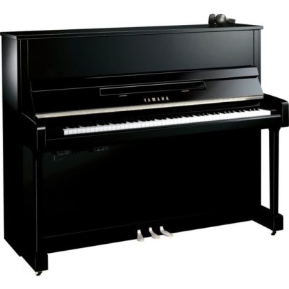 Yamaha B3ESC2PEC silent kromi musta kiiltävä piano