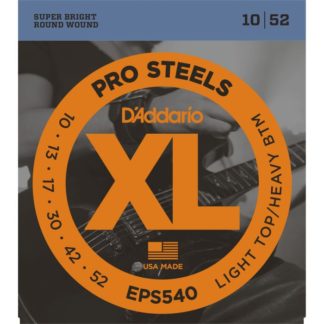 D'Addario EPS540 Pro Steels sähkökitaran kielet 10-52