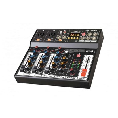 Proel Italian Stage 2MIX4FXU 4-kan. Mikseri, Bluetooth, USB, Mediaplayer - Image 2