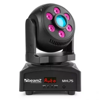 BEAMZ MHL75 moving head spotti / pesuri hybridi 6 x 8W RGBW pesu + 30W spotti