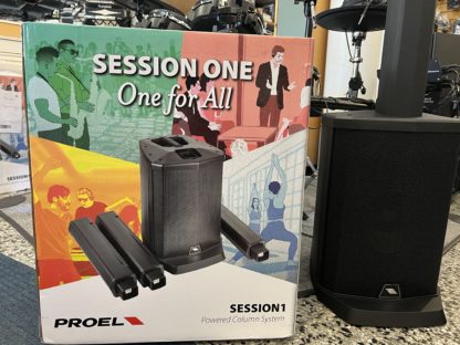Proel Session1 Free Tolppakaiutin akulla, 400W, 8inch, Bluetooth, 3-kan. mikseri - Image 2