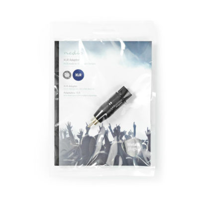 Nedis XLR adapteri XLR 3-Pin naaras | RCA Uros | Niklattu | Suora - Image 4