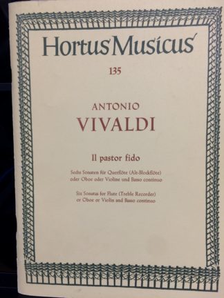 Vivaldi II pastor fido (Hortus musicus)