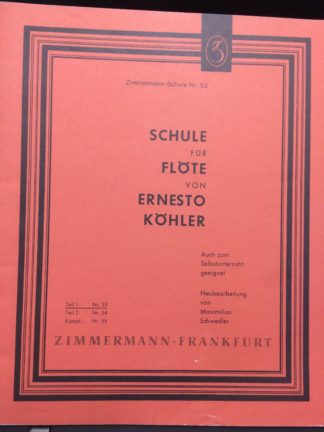 Köhler Schule fur Flöte nr.53
