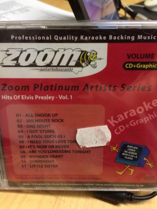 Hits of Elvis Presley vol.1 Karaoke CD-G