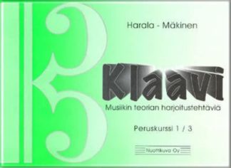 Klaavi 1/3 Musiikin teoria Harala Mäkinen