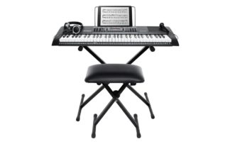 Alesis Harmony 61 kosketinsoitinsetti. Sis. x-teline, penkki, kuuloke ja mikrofoni!