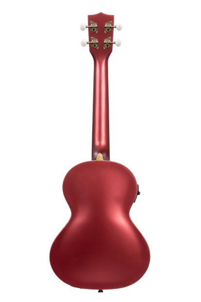 KALA Chicago Red Archtop w/ Case Tenoriukulele - Image 3