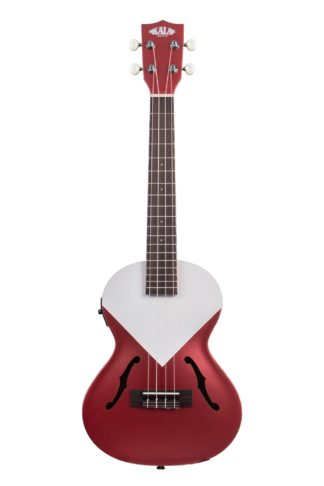 KALA Chicago Red Archtop w/ Case Tenoriukulele
