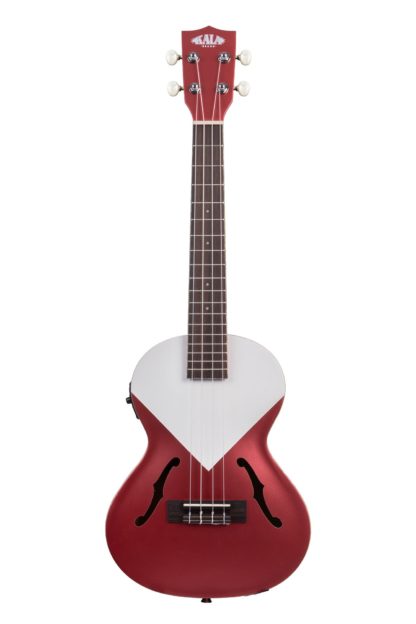 KALA Chicago Red Archtop w/ Case Tenoriukulele
