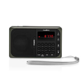 Nedis FM-radio Kannettava malli | FM | Akkukäyttöinen