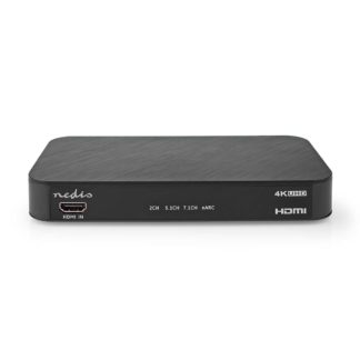 Nedis Digitaalinen Audiomuunnin Kaksisuuntainen, 1x HDMI™ tulo | Lähtöliitäntä: 1x 3.5 mm / 1x TosLink / 3x HDMI™ Output | eARC
