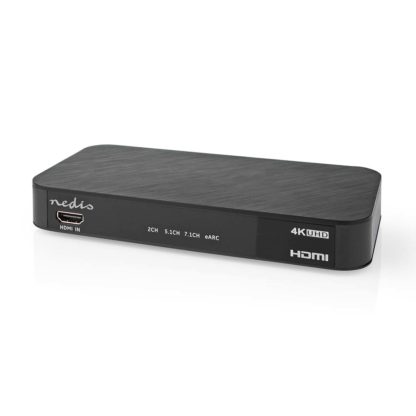 Nedis Digitaalinen Audiomuunnin Kaksisuuntainen, 1x HDMI™ tulo | Lähtöliitäntä: 1x 3.5 mm / 1x TosLink / 3x HDMI™ Output | eARC - Image 4