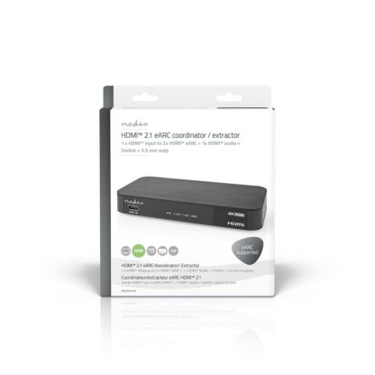 Nedis Digitaalinen Audiomuunnin Kaksisuuntainen, 1x HDMI™ tulo | Lähtöliitäntä: 1x 3.5 mm / 1x TosLink / 3x HDMI™ Output | eARC - Image 7