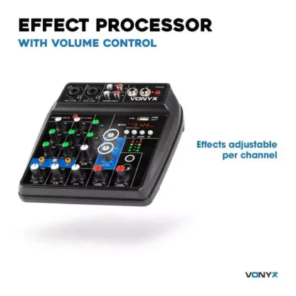 Vonyx VMM100 mikseri kaiulla MP3 Bluetooth - Image 5