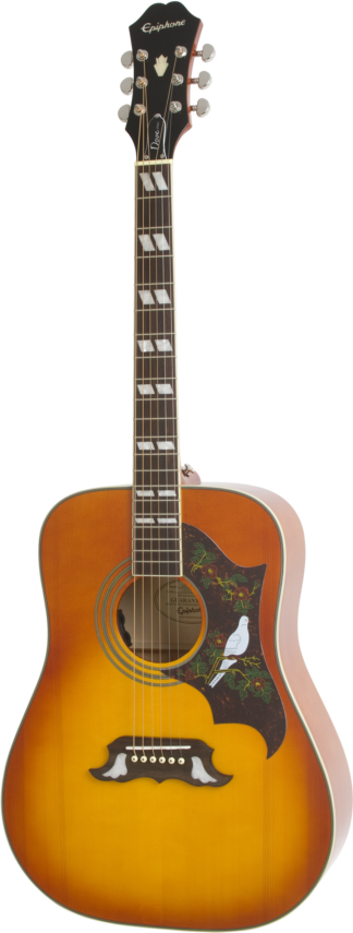 Epiphone Dove Studio VB Violinburst elektroakustinen kitara