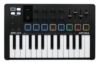 Arturia Minilab-3-BK USB Controller Keyboard, Black