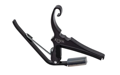 Kyser KG6BCA Capo Black Chrome akustinen kitara