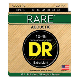 DR Strings Rare RPL-10 (10-48) akustisen kitaran kielet